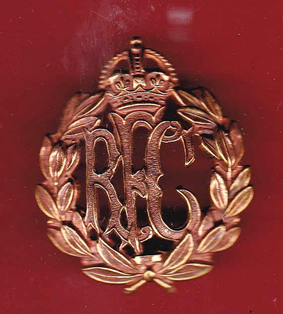 Royal Flying Corps WW1 OR's cap badge