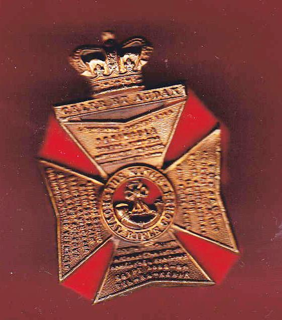 King's Royal Rifle Corps Victorian OR's cap badge
