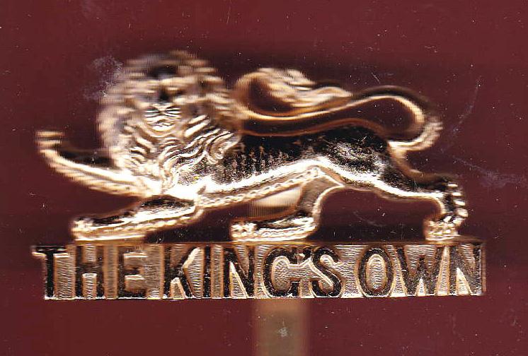 King's Own Royal Lancaster Regiment staybright cap badge