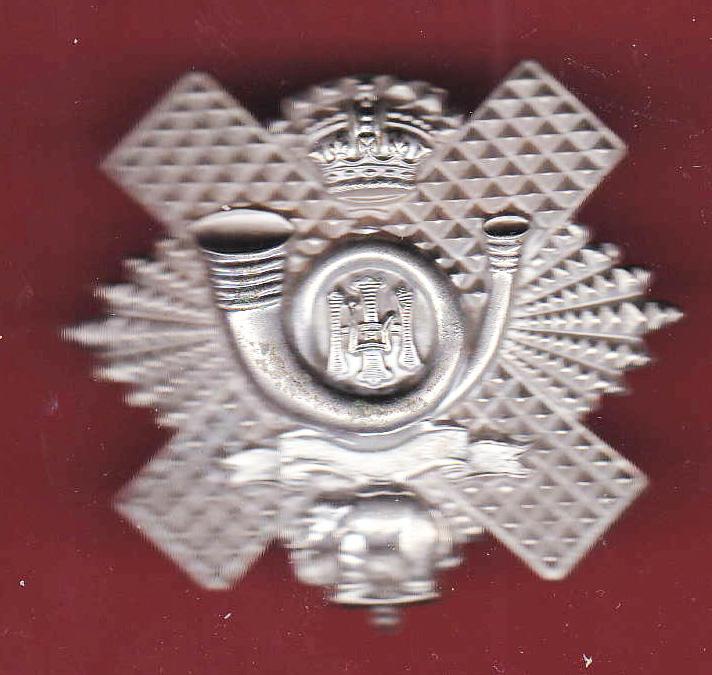 Scottish VB Highland Light Infantry Victorian OR's shako badge