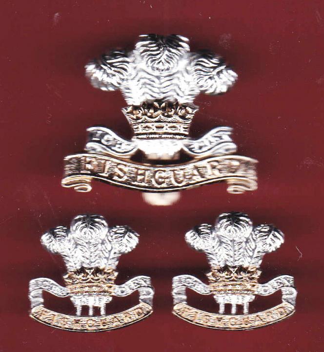 Pembroke Yeomanry staybright beret & collar badges