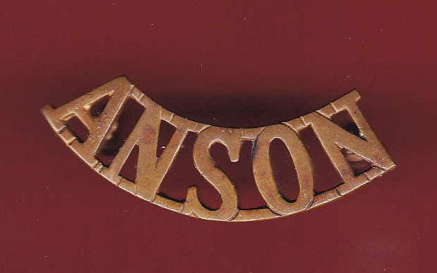 ANSON 8th Anson Bn. Royal Naval Division WW1 shoulder title