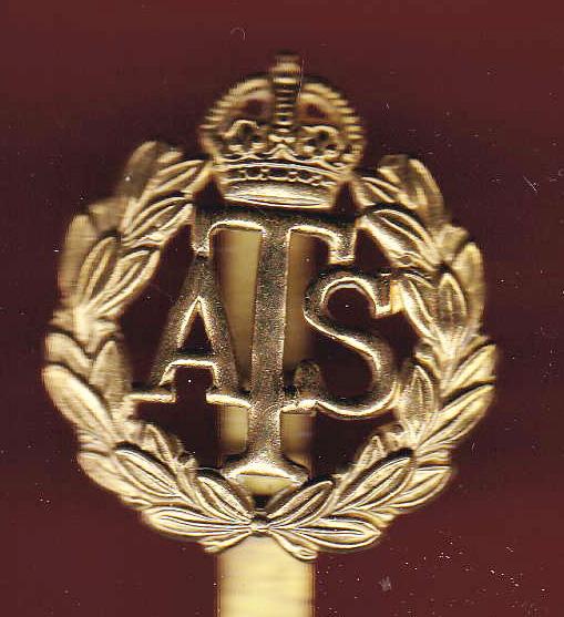 Auxiliary Territorial Service WW2 cap badge