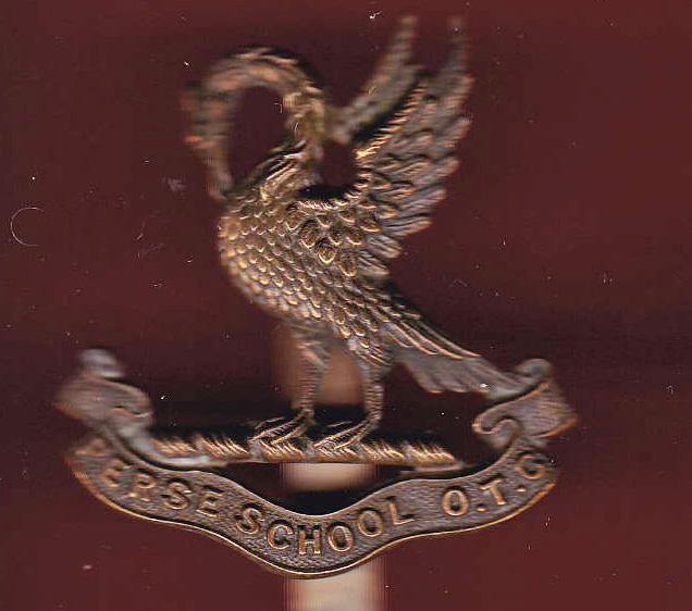 Perse School Cambridge O.T.C. cap badge