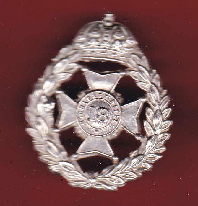18th Middlesex Rifle Volunteers Victorian Officer’s glengarry badge.