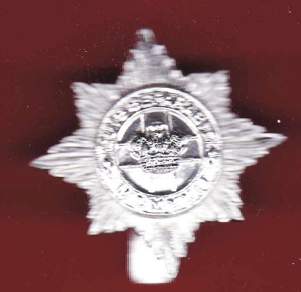 4th/7th Royal Dragoon Guards staybright cap badge