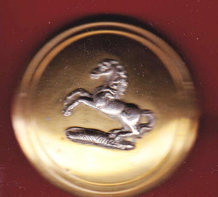 3rd King's Own Hussars Officer's disc harness slide