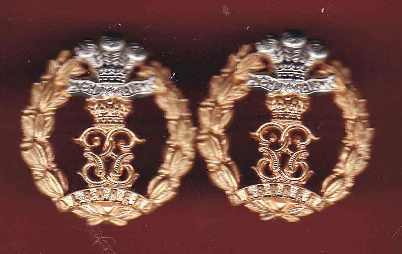 The Middlesex Regiment OR's collar badges