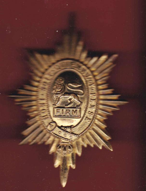 The Worcestershire Regiment valise badge