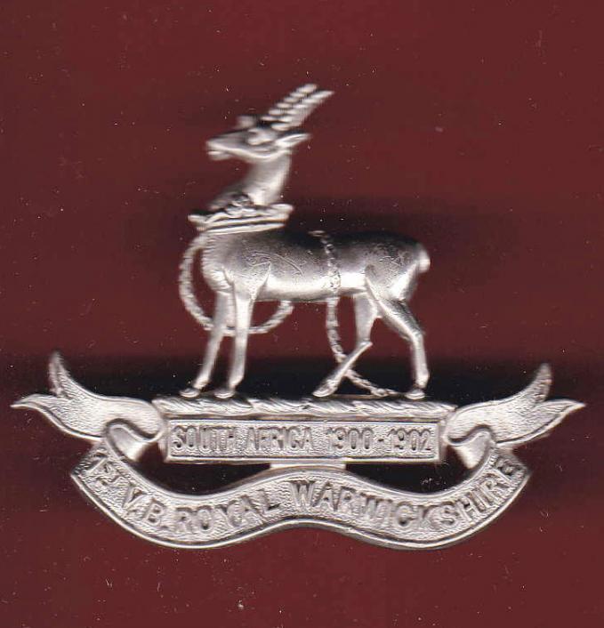 1st Volunteer  Battalion , Royal Warwickshire Regiment OR's cap badge