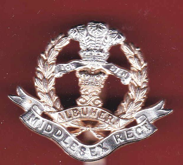 Middlesex Regiment staybright cap badge