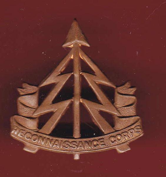Reconnaissance Corps WW2 cap badge