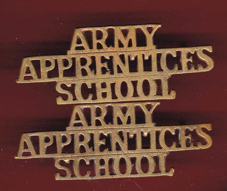 Army Apprentice's School shoulder titles