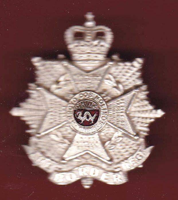 The Border Regiment Officer's dress cap badge