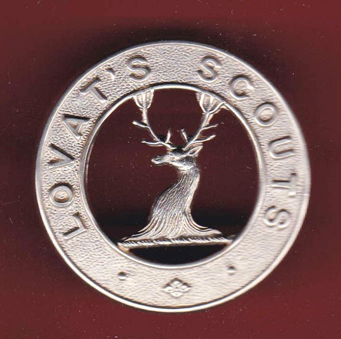 Scottish Lovat's Scouts Yeomanry WW1 OR's glengarry badge