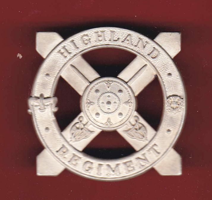 The Highland Regiment WW2 glengarry badge