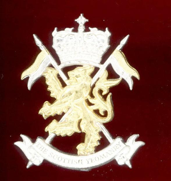 The Scottish Yeomanry Officer's cap badge