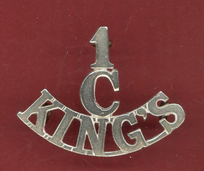1 / C / KING'S Cadet Bn. King's Liverpool Regiment shoulder title