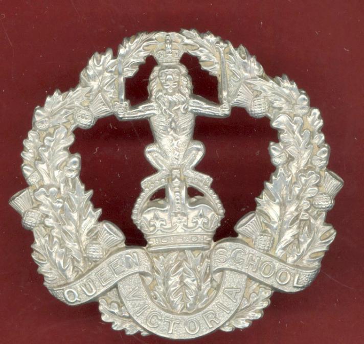 Queen Victoria School Dumblane glengarry badge