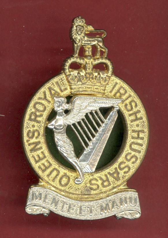 Queen's Royal Irish Hussars Piper's full dress pouch badge