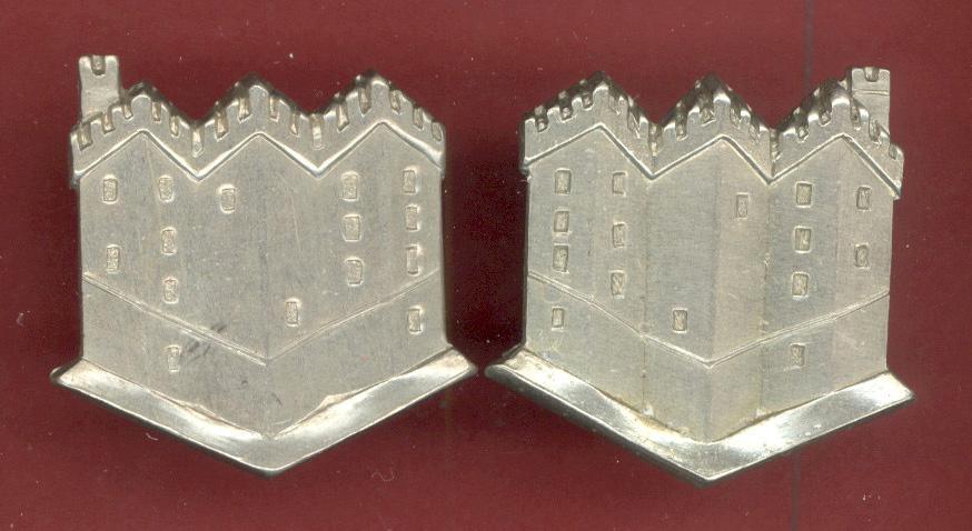 Northumberland Hussars Yeomanry collar badges