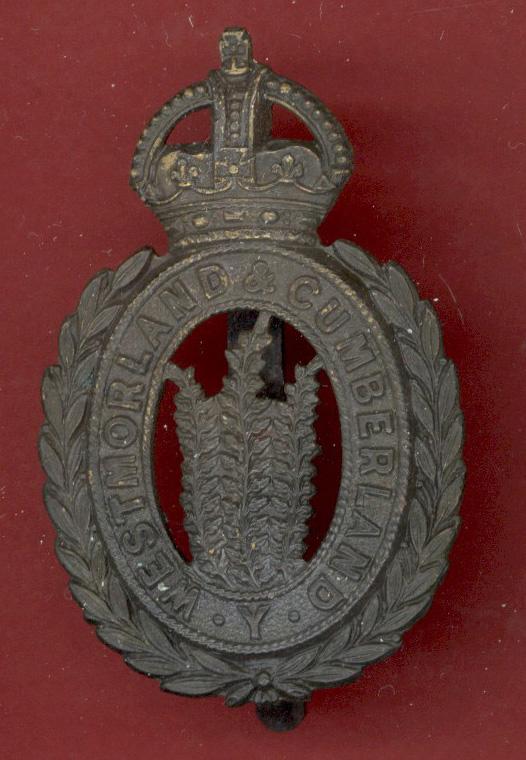 Westmoreland & Cumberland Yeomanry bronze cap badge