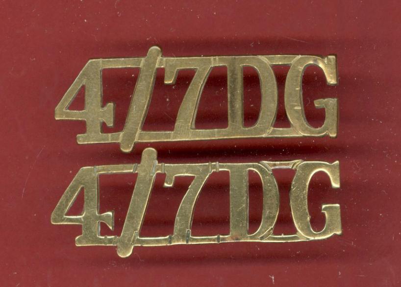 4/7DG 4th/7th Dragoon Guards shoulder titles