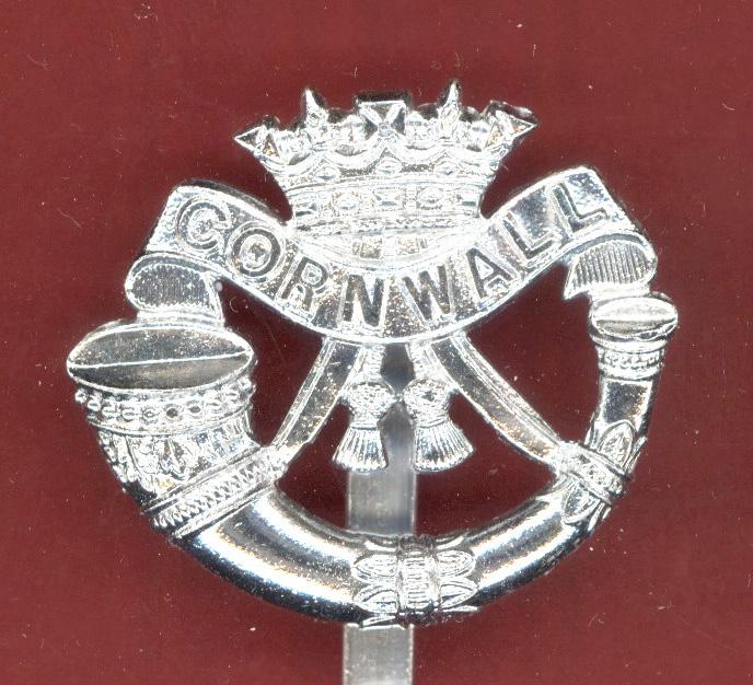 Duke of Cornwall's Light Infantry staybright cap badge