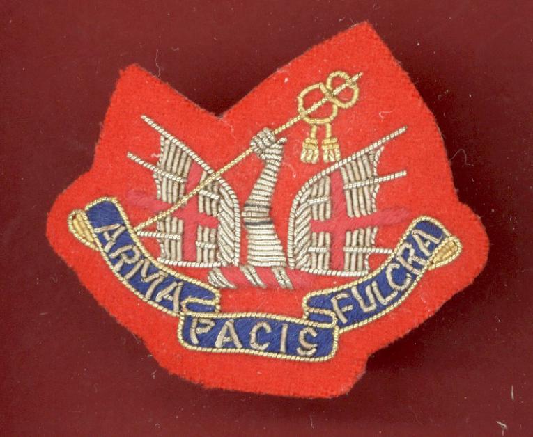 Honourable Artillery Company Officer's & W.O.s bullion beret badge