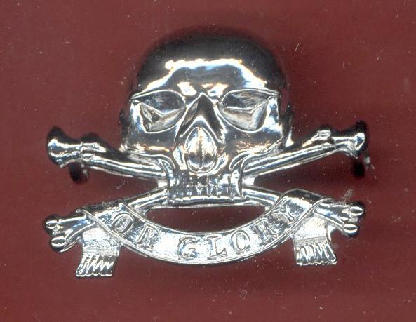 17th/21st Lancers OR's side cap badge