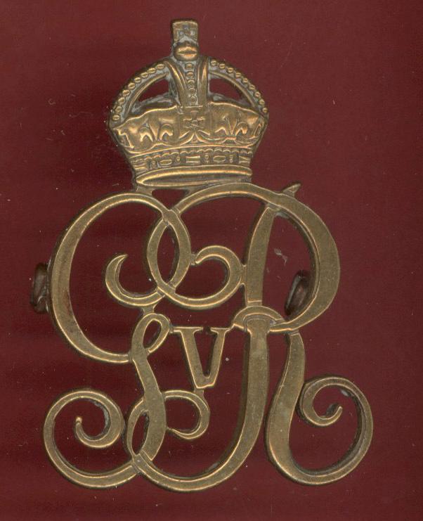 The King's Own Royal Norfolk Yeomanry WW1 OR's large cap badge
