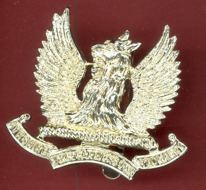 Scottish Ayrshire (Earl of Carrick's Own) Yeomanry OR's staybright cap badge