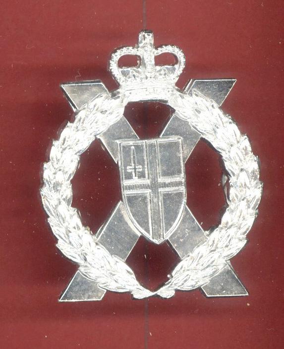 The London Yeomanry and Territorials staybright cap badge
