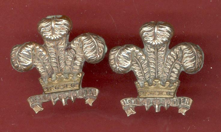15th Bn.County of London Regt. Civil Service Rifles collar badges
