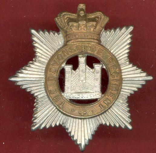 The Devonshire Regiment Victorian OR's cap badge