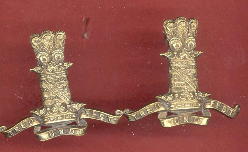 11th P.A.O. Hussars OR's collar badges