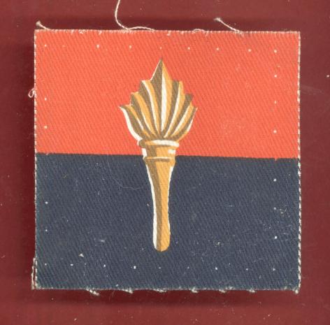 18th Training Brigade Royal Artillery cloth formation sign