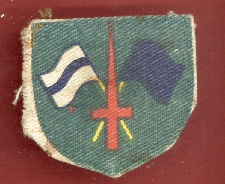 Royal Signals Training  Brigade WW2 cloth formation sign