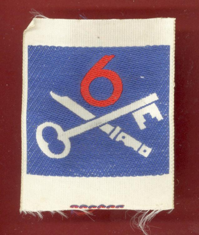 6th Infantry Brigade formation sign