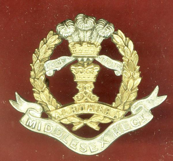 The Middlesex Regiment Victorian OR's cap badge