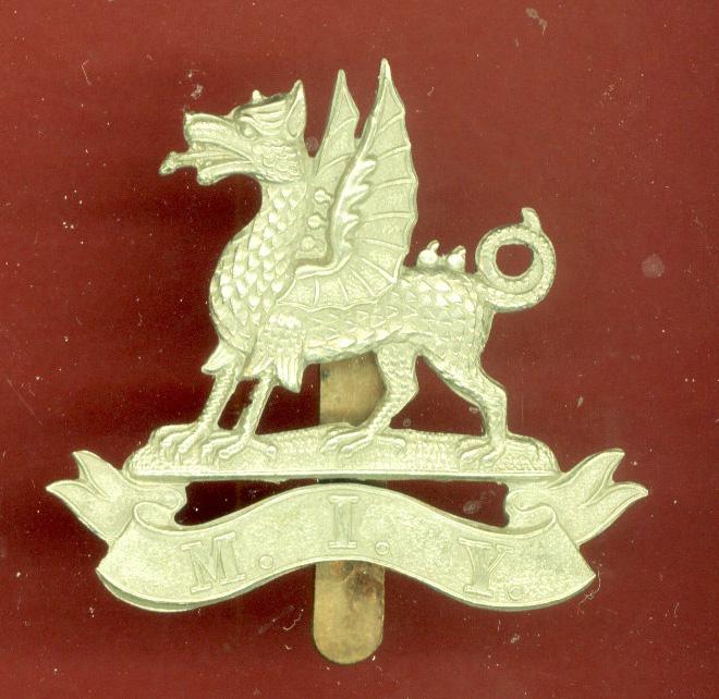 Welsh. Montgomeryshire Imperial Yeomanry cap badge.