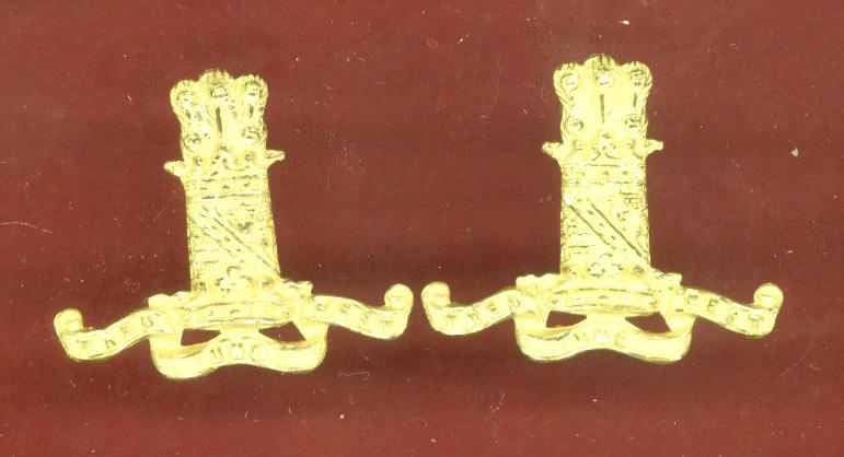 11th Hussars (Prince Albert's Own) Officers collar badges