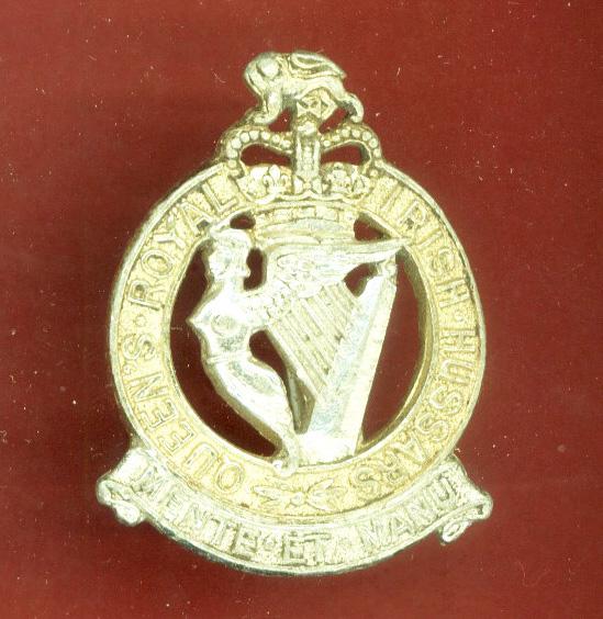 Queen's Royal Irish Hussars 1st pattern staybright cap badge