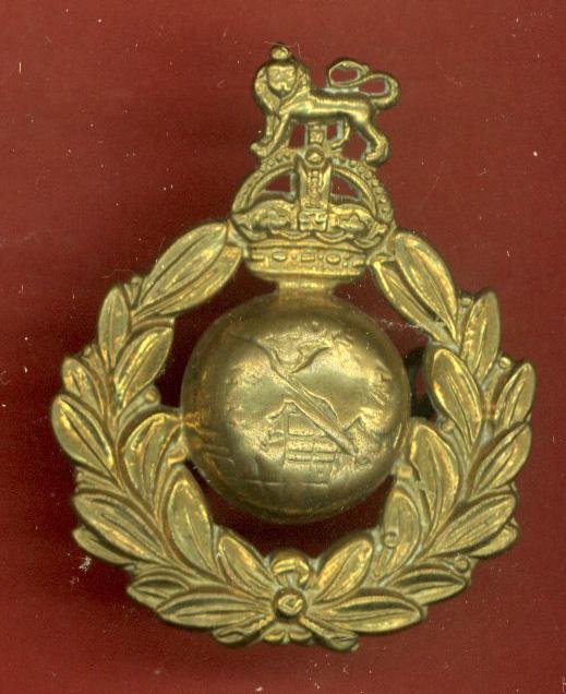 Royal Marines King's crown OR's cap badge