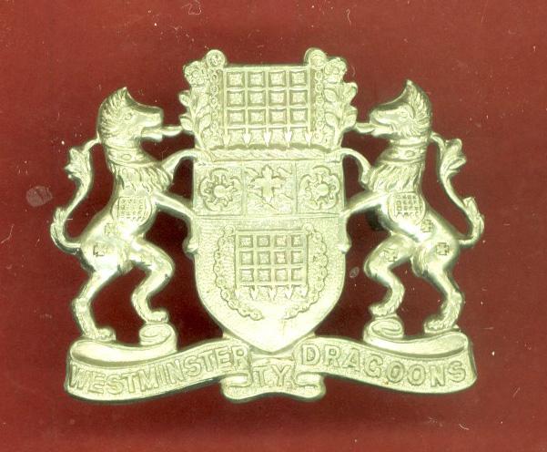 Westminster Dragoons Territorial Yeomanry  OR's cap badge