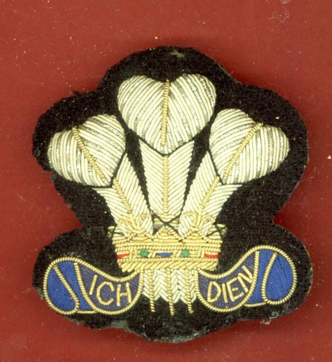 12th Royal Lancers NCO's bullion rank arm badge