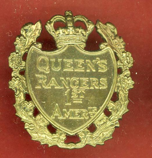 Canadian Queen's York Rangers WW2 cap badge