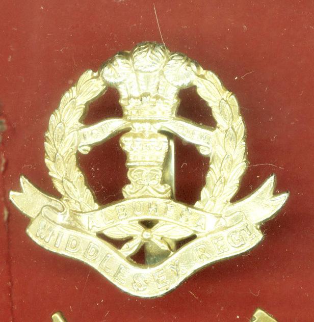 Middlesex Regiment staybright cap badge