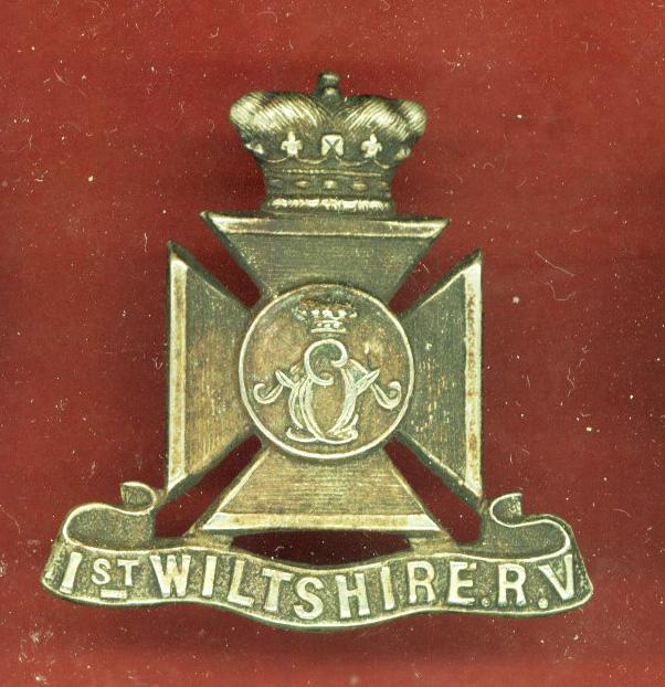 1st (Warminster) Wiltshire Rifle Volunteers Victorian cap badge.