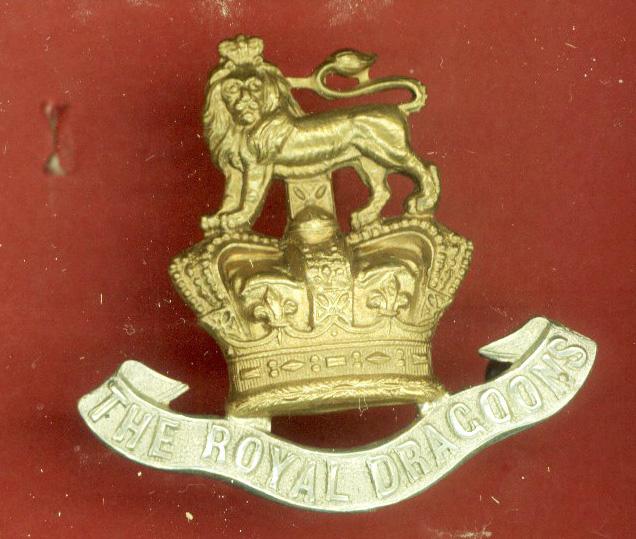 1st Royal Dragoons Victorian OR's cap badge